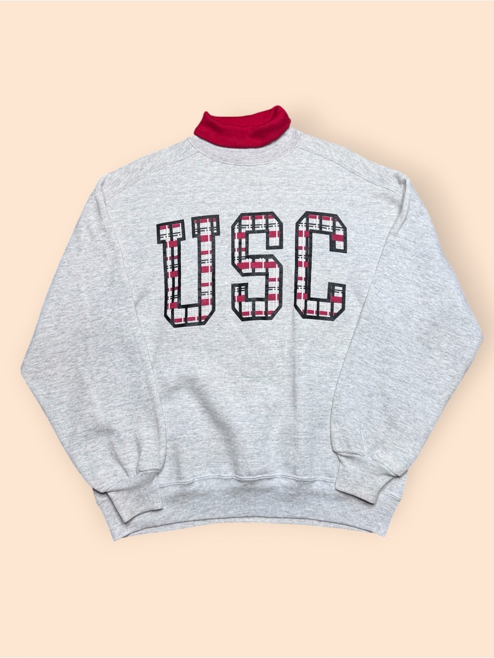 Vintage 1990s Upper St Clair Crewneck Sweatshirt Large Gray Vtg USC Panthers